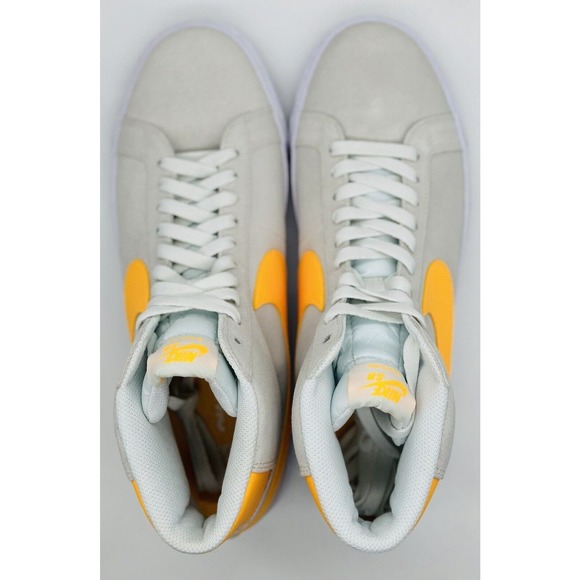 NEW Nike SB Zoom Blazer Mid Summit White Laser Orange 864349-110 Men's Multi - Picture 5 of 6